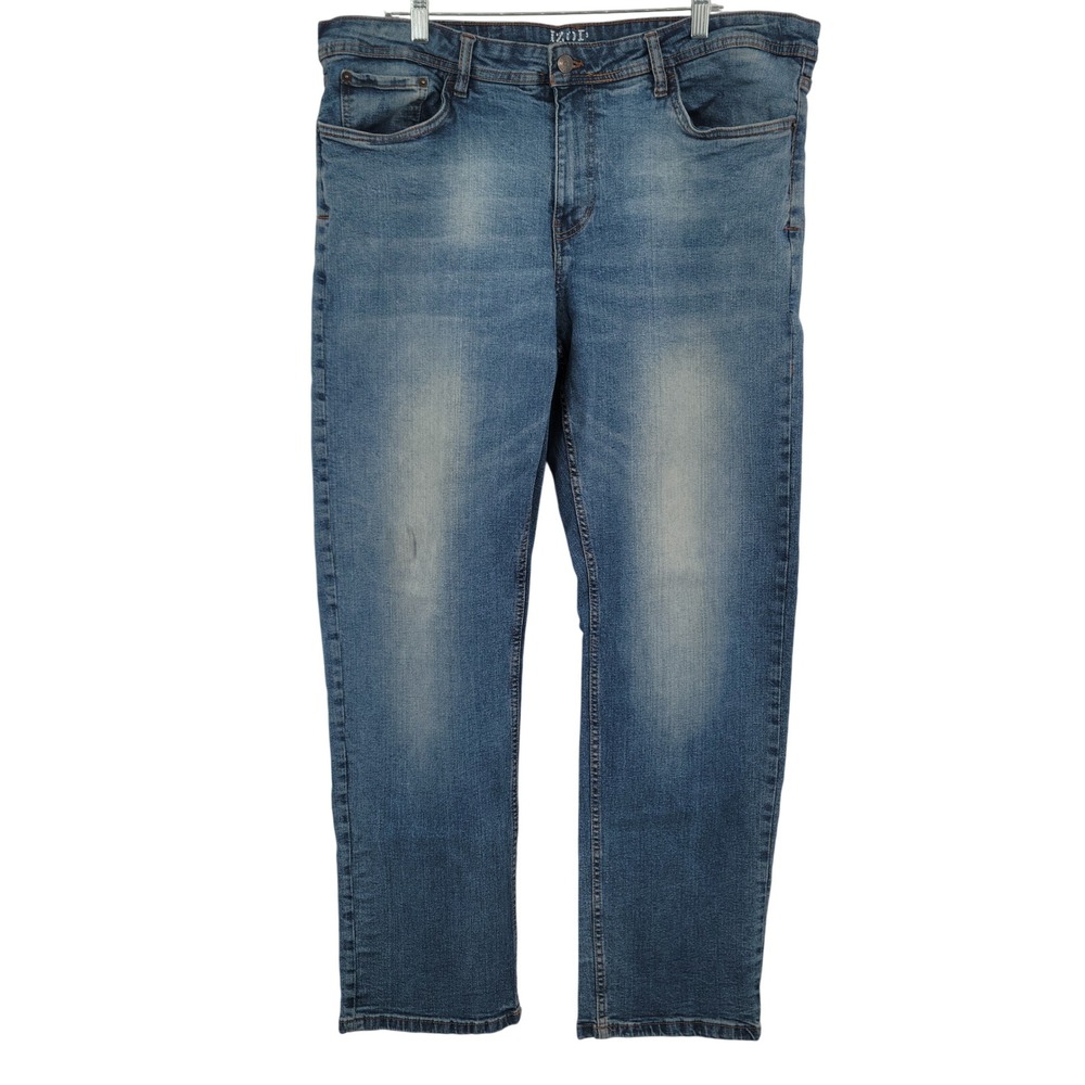 IZOD Jeans Mens 38x32 Relaxed Fit Stretch Denim Dadcore Workwear Streetwear